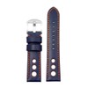 DASSARI M5 Leather Rally Racing Watch Band Strap - Blue
