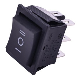 SUKATC R11955 Rainbow Power Switch Rocker Style 2-Speed with 6 Terminals Compatible with a Wide Range of Applications