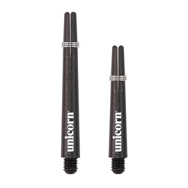 Unicorn Dart Shafts | Gripper 3 | Durable Nylon | Black | 3 Stems | Short 34.4 mm