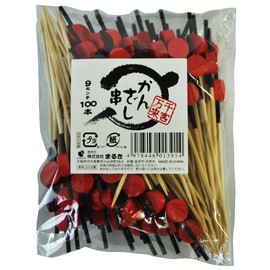 01391 Commercial Kanzashi Skewers, 3.5 inches (9 cm), Approx. 100 Pieces, For Japanese Food Production