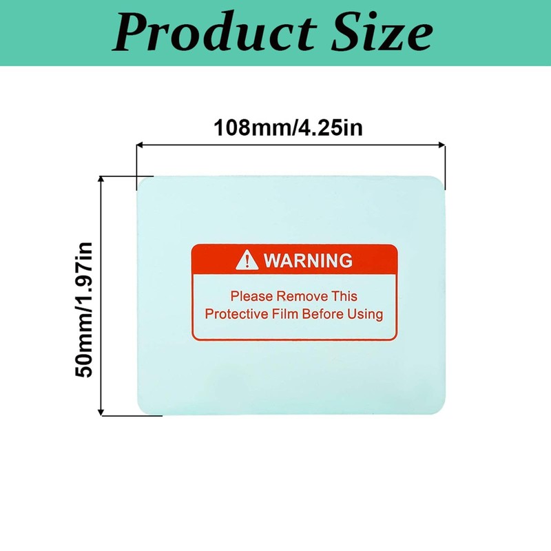 16Pcs Protective Cover Lens Welding Helmet Transparent Protective Sheet Welding
