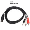 Cable Grande de Subwoofer DIN de 8 Pines Macho a