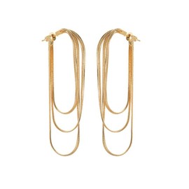 Stocking Stuffers Holiday Outfits for Women 2024 Gold Earrings for Women Trendy Tassel Earrings Long Dangle Earrings Gold Fringe Earrings for Teen Girls Chain Tassel Earrings Wedding Bridesmaid Jewelry Gifts