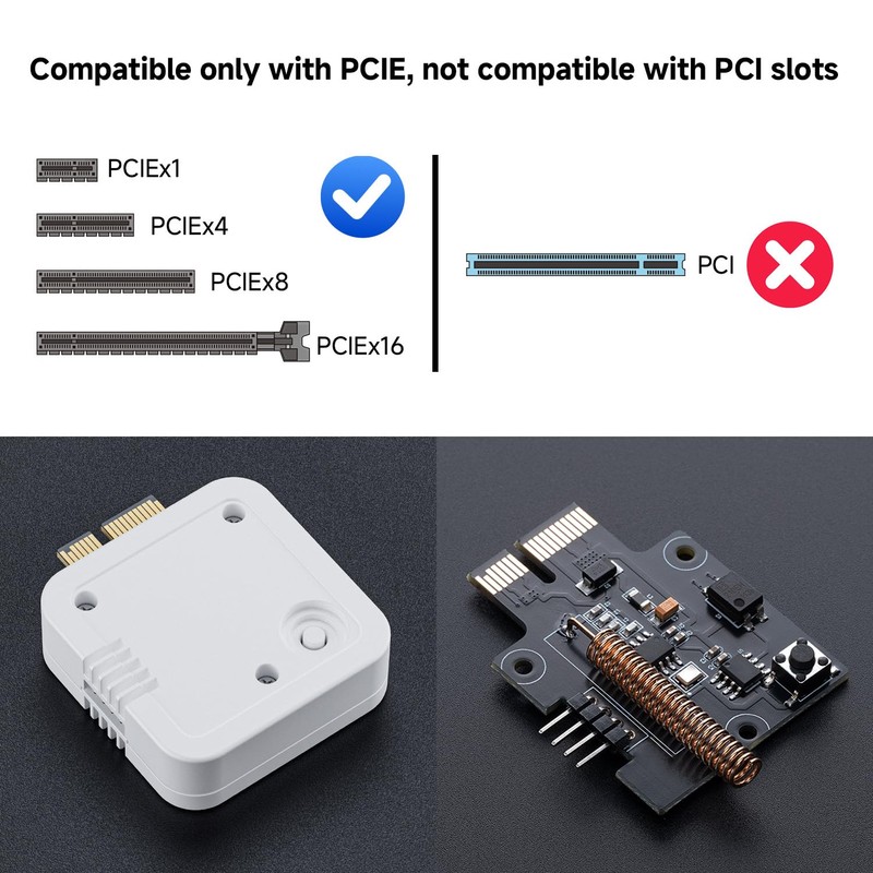 Wireless PC Power Button, Remote PC Power Switch with PCIE