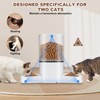 Gugxiom 6L Automatic Cat Feeder for 2 Cats, Cat Food