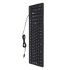 Keyboard 108 Key Spanish USB Wired Portable Foldable Quiet Waterproof