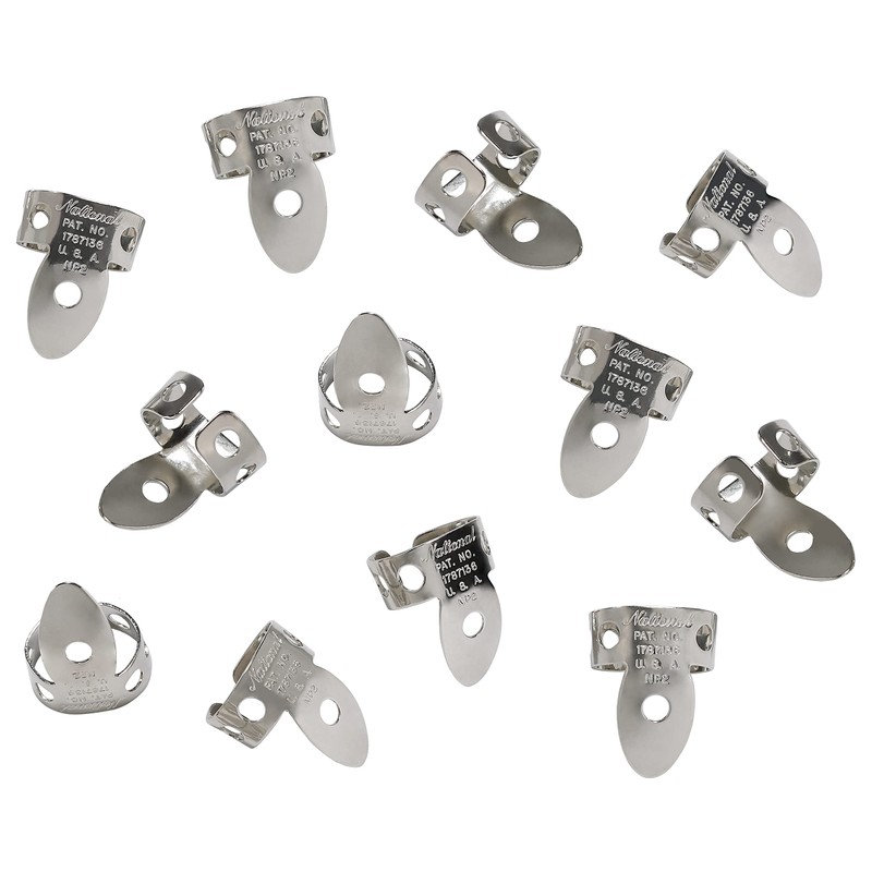 D'Addario National Nickel Finger Picks - Banjo Picks - Guitar