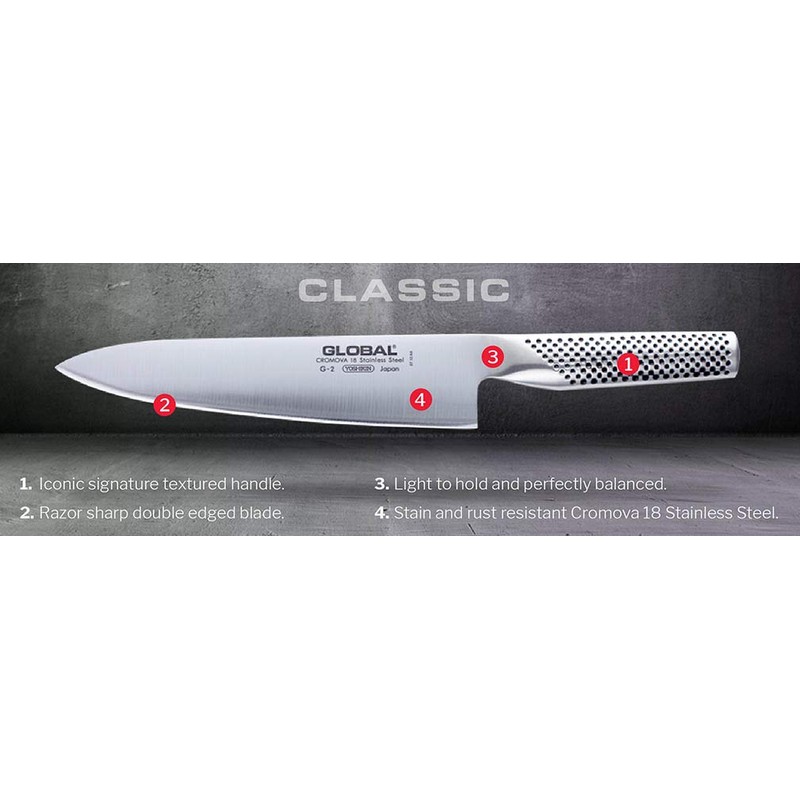 Global Flexible Swedish Filet Knife G-30, 8"