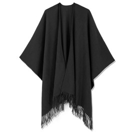 Breezy Lane Ponchos Shawl Wraps for Women Ruana Wrap Cape Cardigan Holiday Gifts for Women