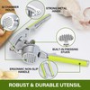 HUDDU Knoblauchpresse, 2 In 1 Knoblauchpresse Edelstahl und Nussknacker, Garlic
