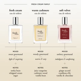 philosophy fresh cream eau de toilette 2 fl oz