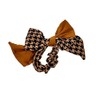 Araban Black Brown Bow Hair Scrunchie