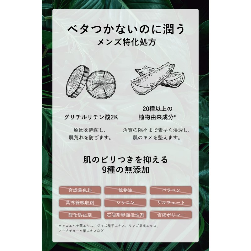 化粧水 メンズ HMENZ オールインワンスキンケア アフターシェーブ 脂性肌 向け fruity fantasy の香り