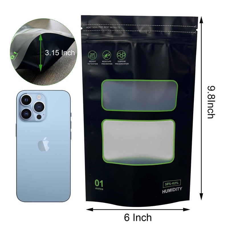 1 OZ Storage Terp Bag 58%-62% RH 2-Way Humidity Control