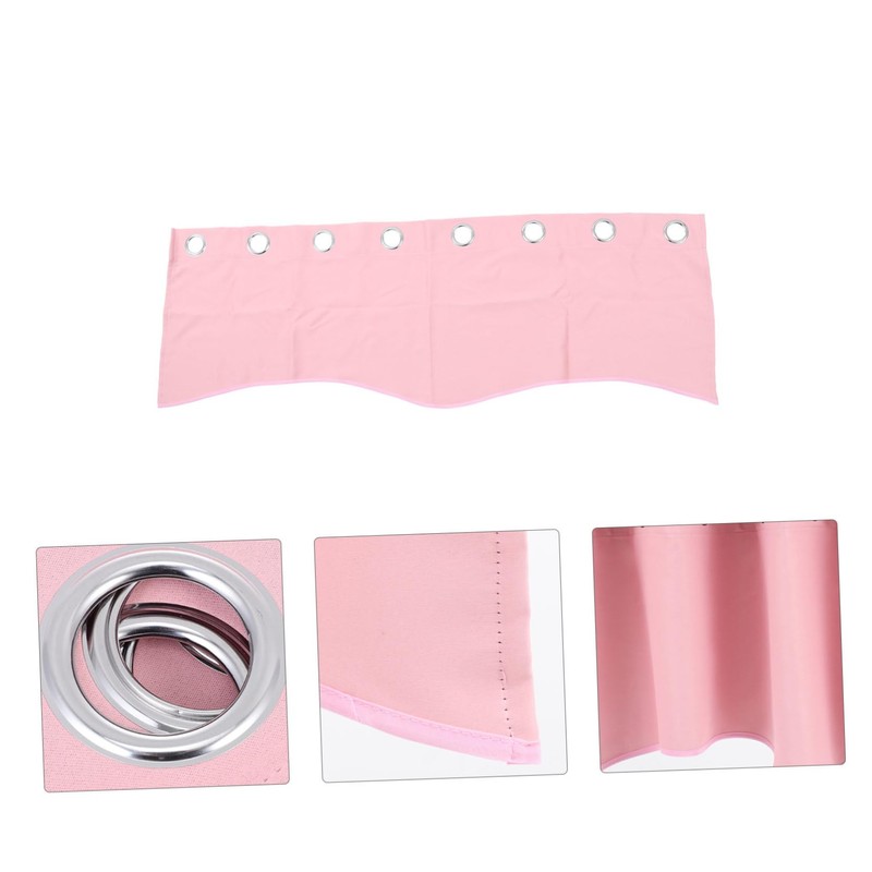 CORHAD Luxurious Home Decor Short Blackout Valance Modern Bedroom Window