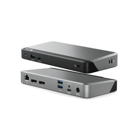 Alogic MX2 USB-C Dual Display DP Alt. Mode Docking Station - with 65W Power Delivery