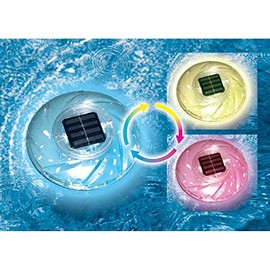 Aqua Select Floating Solar Rainbow Pool Light | 8 Color Changing Rainbow Light Show | Runs for Up to 8 Hours | for Swimming Pool, Spa and Patio Table | Perfect Outdoor Decorations | 6 Pack