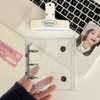 DFsucces Sealing Book, 3-Hole, A8 Size, Transparent Seal, Binder, Mount,