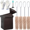 Angled Tire Lube Bucket Kit(Includes 4 Lubricant Brushes),Designed specifically for