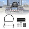 KUAFU Semi Truck Spare Tire Carrier Compatible with Volvo, Kenworth,