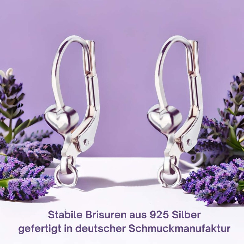 FIVE-D Stud Earrings Horse Pony Gallop 925 Silver, Silver