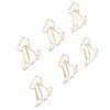 100pcs Dog Shape Paper Clips Improved Slip Resistance Rust Proof
