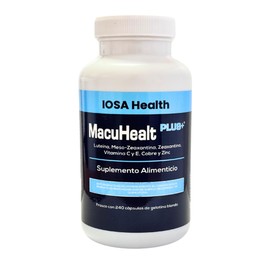 Lutena, Meso-Zeaxantina y Zeaxantina con Vitaminas C y E, Cobre y Zinc  Suplemento Alimenticio  240 cpsulas de gelatina blanda                        