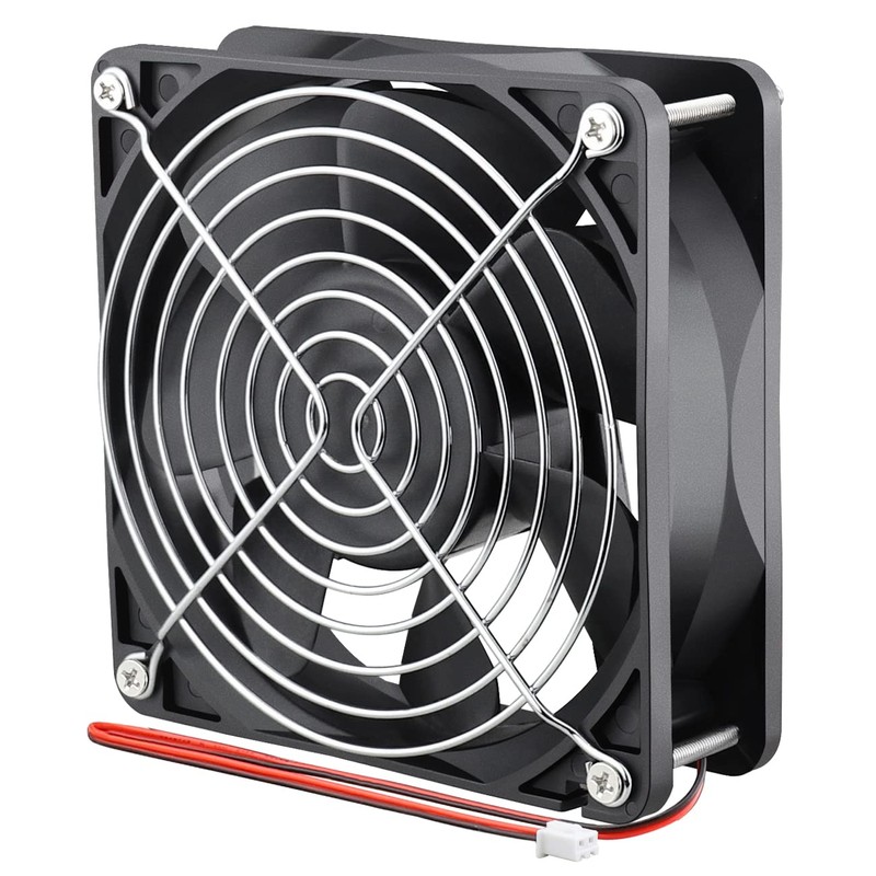 Wathai 2Pin 120mm x 38mm Brushless Cooling Case Fan 12V