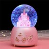 Musical Snow Globe Novelty Rotating Music Box Light Up Automatic