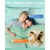 dennylife Cooling Comforter Twin Size, Double-Sided Cool Touch Cooling Blanket