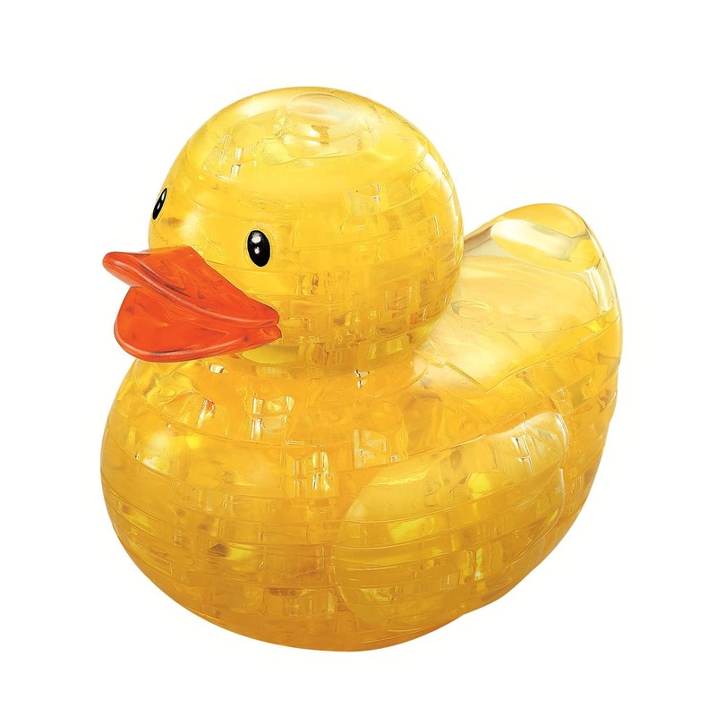 BePuzzled | Duck, Original 3D Crystal Puzzle, Engaging and Entertaining