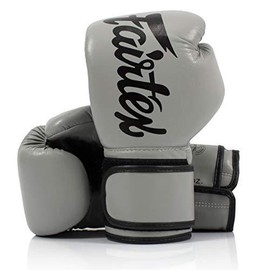 Fairtex BGV14 Grey Muay Thai Boxing Gloves - Size: 8 oz