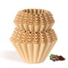 Velloray 100 Count Unbleached Coffee Filters, 4-5 Cup Natural Basket