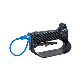 PATERLINI Handle for Compressed Air Vibrating Rod Reduces Vibration - Ergonomic Handle for Olive Shakers - Made in Italy - Wide Handle with Straight Connection "D"