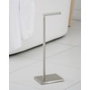 Toilet Paper Holder Stand, Free Standing Toilet Paper Roll Holder