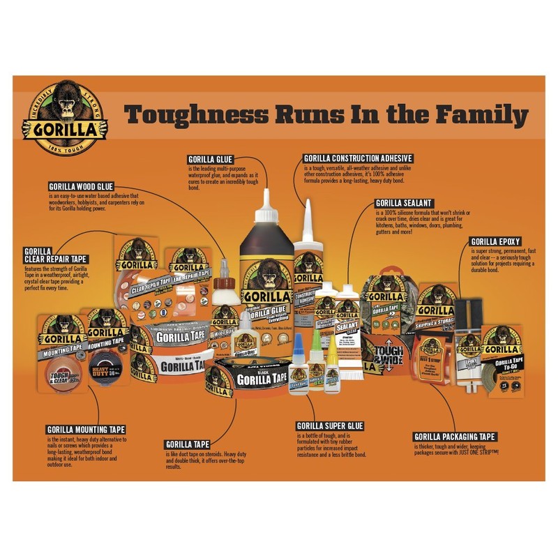 Gorilla Super Glue with Brush & Nozzle Applicator, 10 Gram,