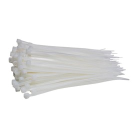 Pack of 100 Cable Ties White 100 mm x 2.5 mm Craftsman Quality Cable Ties Short 8.1 kg Tensile Force