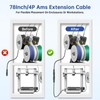78.7in/2M 4-Pin AMS Lite Extension Cable - 22AWG High-Speed Copper