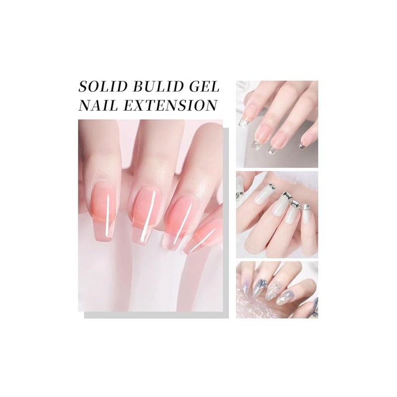 Solid Gel Constructor de Extensiones de Uñas Gel Kit de
