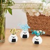 Flenpptly 5 Pcs Mini Vases, Mini Flower Vase for Dry