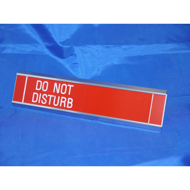 Sliding Signs - Entry Control - Do Not Disturb (Or
