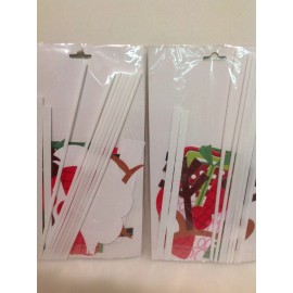 Christmas Photo Booth Props Kit Santa,Reindeer