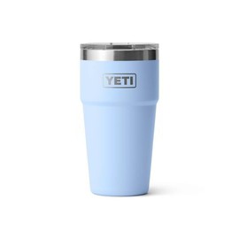 YETI Rambler Cup, Vacuum Insulated Stainless Steel Stackable Cup with Magslider Lid, Firefly Yellow, 20 oz (591 ml)