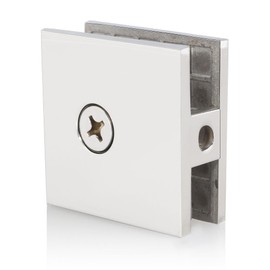 SUNNY DEPOT CCH0 2" x 2" U-Clamp Clip Glass to Wall Frameless Shower Door Chrome Stainless Steel