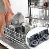 Opfiue 2PCS WD28X27241 Dishwasher Rack Carrier, Replacement Lower Rack Wheels