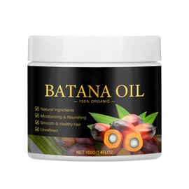 NAOLVE Batana Öl für Haare, Batana-Öl für Haarwachstum, Batana Oil Organic for Hair Growth, Verhindert Haarausfall und Spliss, Dickes Haar, Repariert Beschädigtes Haar, für Männer Frauen,100g