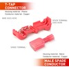 Nilight 480PCS/80 Pairs T-Tap Wire Connectors Self-Stripping Quick Splice Electrical