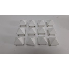 The Fence Department Pyramid Point Picket CAPS/Tops (12 Pack) - 1 3/8" X 1 3/8"