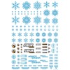 Haikyu Parts Snow Decal Blue 1 Piece Plastic Model Decal