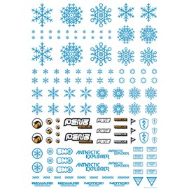 Haikyu Parts Snow Decal Blue 1 Piece Plastic Model Decal SNO-MC-BLU